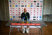 24 January 2025; Forwards coach Paul O'Connell during an Ireland Rugby media conference at The Campus in Quinta da Lago, Portugal. Photo by Brendan Moran/Sportsfile