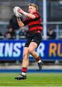 22 January 2025; Ivor Fenton of Kilkenny College during the Bank of Ireland Leinster Rugby Boys Schools Senior Cup first round match between Kilkenny College and St Vincent’s Castleknock at Energia Park in Dublin. Photo by Shauna Clinton/Sportsfile