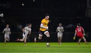 25 January 2025; Tyrone goalkeeper Niall Morgan runs back to his goal during the Allianz Football League Division 1 match between Tyrone and Derry at O'Neills Healy Park in Omagh, Tyrone. Photo by Ramsey Cardy/Sportsfile
