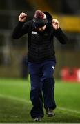 25 January 2025; Cork manager John Cleary reacts during the Allianz Football League Division 2 match between Cork and Meath at Páirc Ui Chaoimh in Cork. Photo by Michael P Ryan/Sportsfile