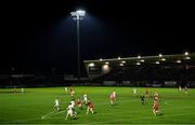 25 January 2025; Mattie Donnelly of Tyrone attempts a two-point score during the Allianz Football League Division 1 match between Tyrone and Derry at O'Neills Healy Park in Omagh, Tyrone. Photo by Ramsey Cardy/Sportsfile