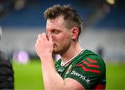25 January 2025; Matthew Ruane of Mayo after the Allianz Football League Division 1 match between Dublin and Mayo at Croke Park. Photo by Stephen McCarthy/Sportsfile