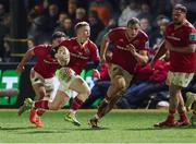24 January 2025; Ethan Coughlan of Munster in action during the United Rugby Championship match between Dragons and Munster at Rodney Parade in Newport, Wales. Photo by Gareth Everett/Sportsfile