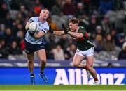 25 January 2025; Ciarán Kilkenny of Dublin and Darren McHale of Mayo during the Allianz Hurling League Division 1B match between Dublin and Antrim at Croke Park in Dublin. Photo by Stephen McCarthy/Sportsfile