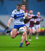 26 January 2025; Ruairí Forbes of Ballinderry in action against Jordan Flynn of Crossmolina Deel Rovers during the AIB GAA Football All-Ireland Intermediate Club Championship final match between Ballinderry of Derry and Crossmolina Deel Rovers of Mayo at Croke Park in Dublin. Photo by Tyler Miller/Sportsfile