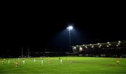 25 January 2025; Tyrone goalkeeper Niall Morgan takes a kick-out during the Allianz Football League Division 1 match between Tyrone and Derry at O'Neills Healy Park in Omagh, Tyrone. Photo by Ramsey Cardy/Sportsfile