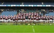 26 January 2025; The Crossmolina Deel Rovers team before the AIB GAA Football All-Ireland Intermediate Club Championship final match between Ballinderry of Derry and Crossmolina Deel Rovers of Mayo at Croke Park in Dublin. Photo by Tyler Miller/Sportsfile