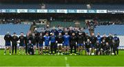 26 January 2025; The Ballinderry team before the AIB GAA Football All-Ireland Intermediate Club Championship final match between Ballinderry of Derry and Crossmolina Deel Rovers of Mayo at Croke Park in Dublin. Photo by Tyler Miller/Sportsfile