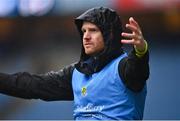 26 January 2025; Ballinderry manager Iarlaith Mac Giolla Mhaoil during the AIB GAA Football All-Ireland Intermediate Club Championship final match between Ballinderry of Derry and Crossmolina Deel Rovers of Mayo at Croke Park in Dublin. Photo by Tyler Miller/Sportsfile