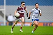 26 January 2025; Diarmuid Coggins of Crossmolina Deel Rovers in action against Eoghan Rocks of Ballinderry during the AIB GAA Football All-Ireland Intermediate Club Championship final match between Ballinderry of Derry and Crossmolina Deel Rovers of Mayo at Croke Park in Dublin. Photo by Tyler Miller/Sportsfile