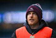 26 January 2025; Crossmolina Deel Rovers manager Brian Benson during the AIB GAA Football All-Ireland Intermediate Club Championship final match between Ballinderry of Derry and Crossmolina Deel Rovers of Mayo at Croke Park in Dublin. Photo by Tyler Miller/Sportsfile