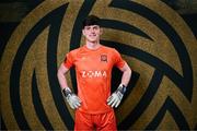 21 January 2025; Goalkeeper Dáithí Folan during a Dundalk FC squad portraits session at Oriel Park in Dundalk, Louth. Photo by Stephen McCarthy/Sportsfile