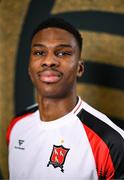 21 January 2025; Mayowa Animasahun during a Dundalk FC squad portraits session at Oriel Park in Dundalk, Louth. Photo by Stephen McCarthy/Sportsfile