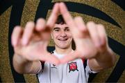 21 January 2025; Andy Paraschiv during a Dundalk FC squad portraits session at Oriel Park in Dundalk, Louth. Photo by Stephen McCarthy/Sportsfile