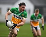 26 January 2025; Jordan Hayes of Offaly during the Allianz Football League Division 3 match between Offaly and Sligo at Glenisk O'Connor Park in Tullamore, Offaly. Photo by Matt Browne/Sportsfile