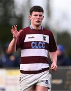 28 January 2025; Scott Dowling of Cola´iste Lorca´in during the Ann McInerney Cup, Divison 3A Senior final match between St Mary's in Edenderry, Offaly, and Coláiste Lorcáin in Castledermot, Kilkenny, at Mullingar RFC in Mullingar, Westmeath. Photo by Ben McShane/Sportsfile
