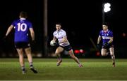 28 January 2025; Theo Clancy of UCD in action against Donagh O'Sullivan, left, and Eddie Horan of MTU Kerry during the Electric Ireland Higher Education GAA Sigerson Cup quarter-final match between University College Dublin and Munster Technological University Kerry at Billings Park in Belfield, Dublin. Photo by Thomas Flinkow/Sportsfile