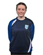 28 January 2025; Physiotherapist Natasha Coffey during a DLR Waves FC squad portraits session at Beckett Park in Cherrywood, Dublin. Photo by Tyler Miller/Sportsfile