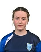 28 January 2025; Physiotherapist Natasha Coffey during a DLR Waves FC squad portraits session at Beckett Park in Cherrywood, Dublin. Photo by Tyler Miller/Sportsfile