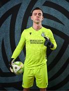 29 January 2025; Goalkeeper Leon Pohls during a Shamrock Rovers squad portraits session at Tallaght Stadium in Dublin. Photo by Stephen McCarthy/Sportsfile
