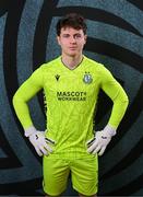 29 January 2025; Goalkeeper Ed McGinty during a Shamrock Rovers squad portraits session at Tallaght Stadium in Dublin. Photo by Stephen McCarthy/Sportsfile