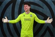 29 January 2025; Goalkeeper Ed McGinty during a Shamrock Rovers squad portraits session at Tallaght Stadium in Dublin. Photo by Stephen McCarthy/Sportsfile