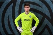 29 January 2025; Goalkeeper Ed McGinty during a Shamrock Rovers squad portraits session at Tallaght Stadium in Dublin. Photo by Stephen McCarthy/Sportsfile