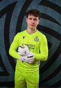 29 January 2025; Goalkeeper Ed McGinty during a Shamrock Rovers squad portraits session at Tallaght Stadium in Dublin. Photo by Stephen McCarthy/Sportsfile