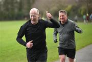 1 February 2025; Participants in action at the Marlay Park parkrun at Marlay Park in Dublin where Vhi hosted a special event to welcome parkrun founder Paul Sinton-Hewitt. Vhi ambassador and Olympian David Gillick was on hand to deliver a warm-up for all participants. parkrun in partnership with Vhi support local communities in organising free, weekly, timed 5km runs every Saturday at 9.30am. To register for a parkrun near you visit www.parkrun.ie. Photo by David Fitzgerald/Sportsfile