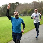 1 February 2025; Participants in action at the Marlay Park parkrun at Marlay Park in Dublin where Vhi hosted a special event to welcome parkrun founder Paul Sinton-Hewitt. Vhi ambassador and Olympian David Gillick was on hand to deliver a warm-up for all participants. parkrun in partnership with Vhi support local communities in organising free, weekly, timed 5km runs every Saturday at 9.30am. To register for a parkrun near you visit www.parkrun.ie. Photo by David Fitzgerald/Sportsfile