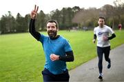 1 February 2025; Participants in action at the Marlay Park parkrun at Marlay Park in Dublin where Vhi hosted a special event to welcome parkrun founder Paul Sinton-Hewitt. Vhi ambassador and Olympian David Gillick was on hand to deliver a warm-up for all participants. parkrun in partnership with Vhi support local communities in organising free, weekly, timed 5km runs every Saturday at 9.30am. To register for a parkrun near you visit www.parkrun.ie. Photo by David Fitzgerald/Sportsfile