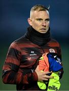 31 January 2025; Derry City coach Andy Mitchell during the pre-season friendly match between Derry City and Ballymena United at the Ryan McBride Brandywell Stadium in Derry. Photo by Stephen McCarthy/Sportsfile
