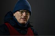 1 February 2025; Carlow manager Shane Curran before during the Allianz Football League Division 4 match between Waterford and Carlow at Fraher Field in Dungarvan, Waterford. Photo by Tyler Miller/Sportsfile