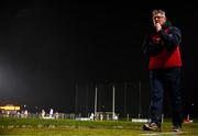 1 February 2025; Carlow manager Shane Curran during the Allianz Football League Division 4 match between Waterford and Carlow at Fraher Field in Dungarvan, Waterford. Photo by Tyler Miller/Sportsfile