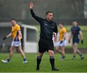 1 February 2025; Referee Niall Quinn during the Allianz Football League Division 4 match between Tipperary and Longford at the Sportsgrounds in Clonmel, Tipperary. Photo by Tyler Miller/Sportsfile