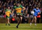 1 February 2025; Caolan McGonagle of Donegal during the Allianz Football League Division 1 match between Donegal and Dublin at MacCumhaill Park in Ballybofey, Donegal. Photo by Stephen McCarthy/Sportsfile