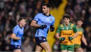 1 February 2025; Niall Scully of Dublin during the Allianz Football League Division 1 match between Donegal and Dublin at MacCumhaill Park in Ballybofey, Donegal. Photo by Stephen McCarthy/Sportsfile