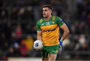 1 February 2025; Caolan McGonagle of Donegal during the Allianz Football League Division 1 match between Donegal and Dublin at MacCumhaill Park in Ballybofey, Donegal. Photo by Stephen McCarthy/Sportsfile
