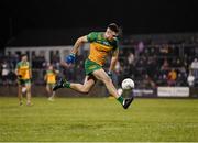 1 February 2025; Caolan McGonagle of Donegal during the Allianz Football League Division 1 match between Donegal and Dublin at MacCumhaill Park in Ballybofey, Donegal. Photo by Stephen McCarthy/Sportsfile