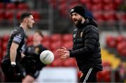 2 February 2025; Down manager Conor Laverty before the Allianz Football League Division 2 match between Down and Cork at Páirc Esler in Newry, Down. Photo by Ramsey Cardy/Sportsfile