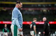 1 February 2025; Jack Aungier of Ireland before the Guinness Six Nations Rugby Championship match between Ireland and England at Aviva Stadium in Dublin. Photo by Brendan Moran/Sportsfile