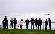 2 February 2025; Supporters take position on the grass banking before the Allianz Football League Division 2 match between Louth and Roscommon at Integral GAA Grounds in Drogheda, Louth. Photo by Ben McShane/Sportsfile