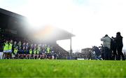 2 February 2025; The Meath team pose for a team photograph before the Allianz Football League Division 2 match between Meath and Cavan at Páirc Tailteann in Navan, Meath. Photo by Tyler Miller/Sportsfile