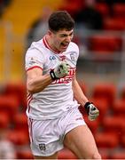 2 February 2025; Sean McDonnell of Cork celebrates after scoring his side's second goal during the Allianz Football League Division 2 match between Down and Cork at Páirc Esler in Newry, Down. Photo by Ramsey Cardy/Sportsfile