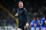 2 February 2025; Referee Seamus Mulhare during the Allianz Football League Division 2 match between Meath and Cavan at Páirc Tailteann in Navan, Meath. Photo by Tyler Miller/Sportsfile