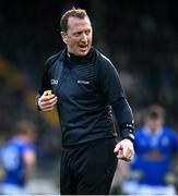 2 February 2025; Referee Seamus Mulhare during the Allianz Football League Division 2 match between Meath and Cavan at Páirc Tailteann in Navan, Meath. Photo by Tyler Miller/Sportsfile