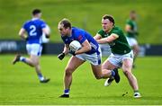2 February 2025; Padraig Faulkner of Cavan in action against Ronan Jones of Meath during the Allianz Football League Division 2 match between Meath and Cavan at Páirc Tailteann in Navan, Meath. Photo by Tyler Miller/Sportsfile