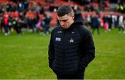 2 February 2025; Sean Powter of Cork after his side's defeat in the Allianz Football League Division 2 match between Down and Cork at Páirc Esler in Newry, Down. Photo by Ramsey Cardy/Sportsfile