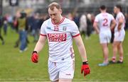 2 February 2025; Cathal Maguire of Cork after his side's defeat in the Allianz Football League Division 2 match between Down and Cork at Páirc Esler in Newry, Down. Photo by Ramsey Cardy/Sportsfile