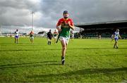 2 February 2025; Ciaran Whelan of Carlow leaves the field at half time in the Allianz Hurling League Division 1B match between Carlow and Waterford at Netwatch Cullen Park in Carlow. Photo by Stephen Marken/Sportsfile